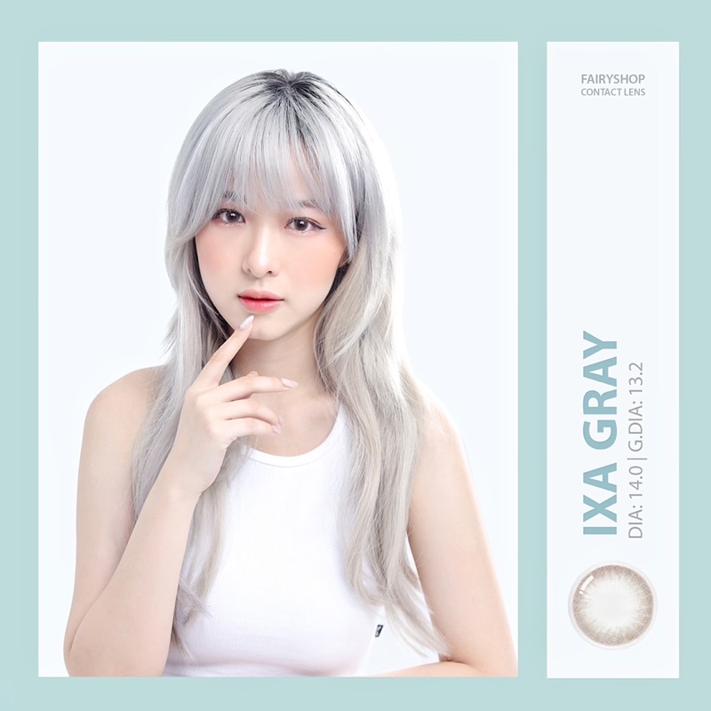 Kính Áp Tròng IXA GRAY 14.0 mm - Kính Áp Tròng FAIRY SHOP CONTACT LENS