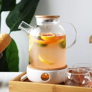 Ấm pha trà - Bình pha trà - Ấm thủy tinh có lưới lọc chè inox tiện lợi - Bình ủ chè cao cấp