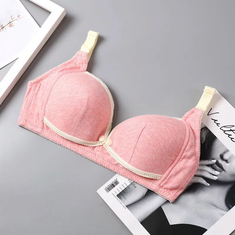 Áo lót bầu cho con bú chống xệ ngực nút mở- hàng quảng châu (AB3)