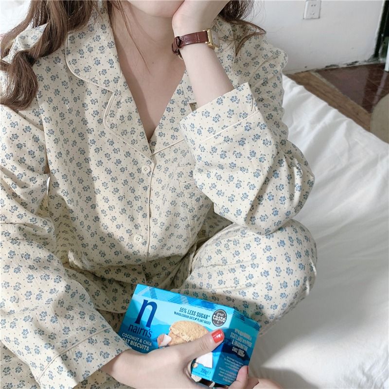 Bộ ngủ / mặc nhà pyjama dài ulzzang order