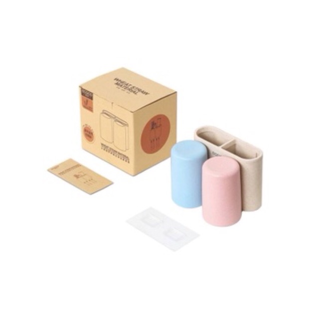 (Ecoco SIÊU RẺ) Kệ cắm chải lúa mạch Ecoco kèm cốc