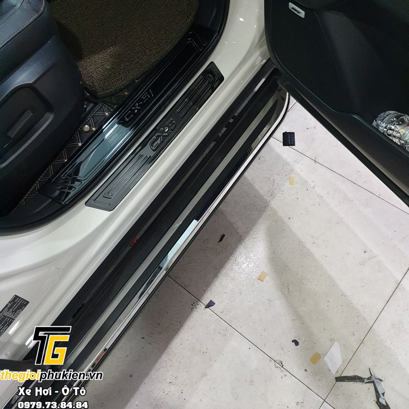 Bậc, Bệ bước chân Mazda CX-5, CX5 2018-2020 - mẫu tráng gương thể thao