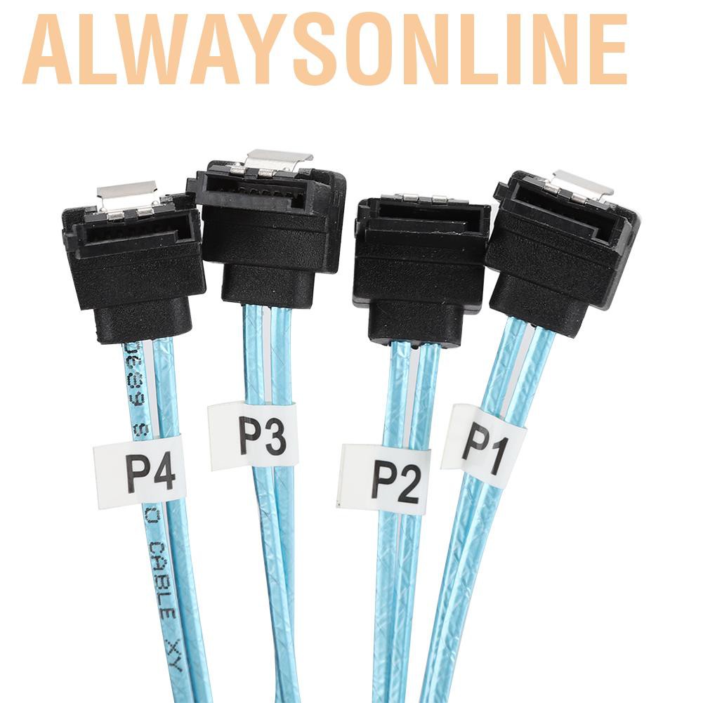 Dây Cáp Kết Nối Ổ Cứng Mini SAS Giao Diện HD 36P SFF-8643 Sang SATA 7Pinx4 | BigBuy360 - bigbuy360.vn