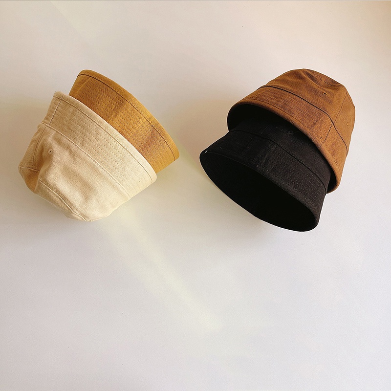 Nón Bucket Chống Nắng Phong Cách Hàn Quốc Thời Trang Xuân Thu Cho Bé Trai Và Gái
