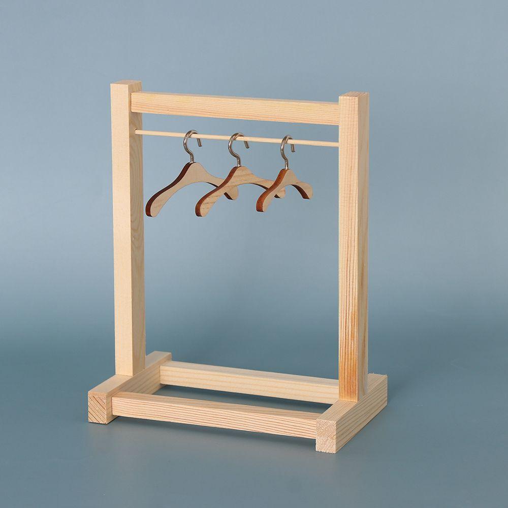 CLEVER Móc Treo Quần Áo Bằng Gỗ Giá Đỡ