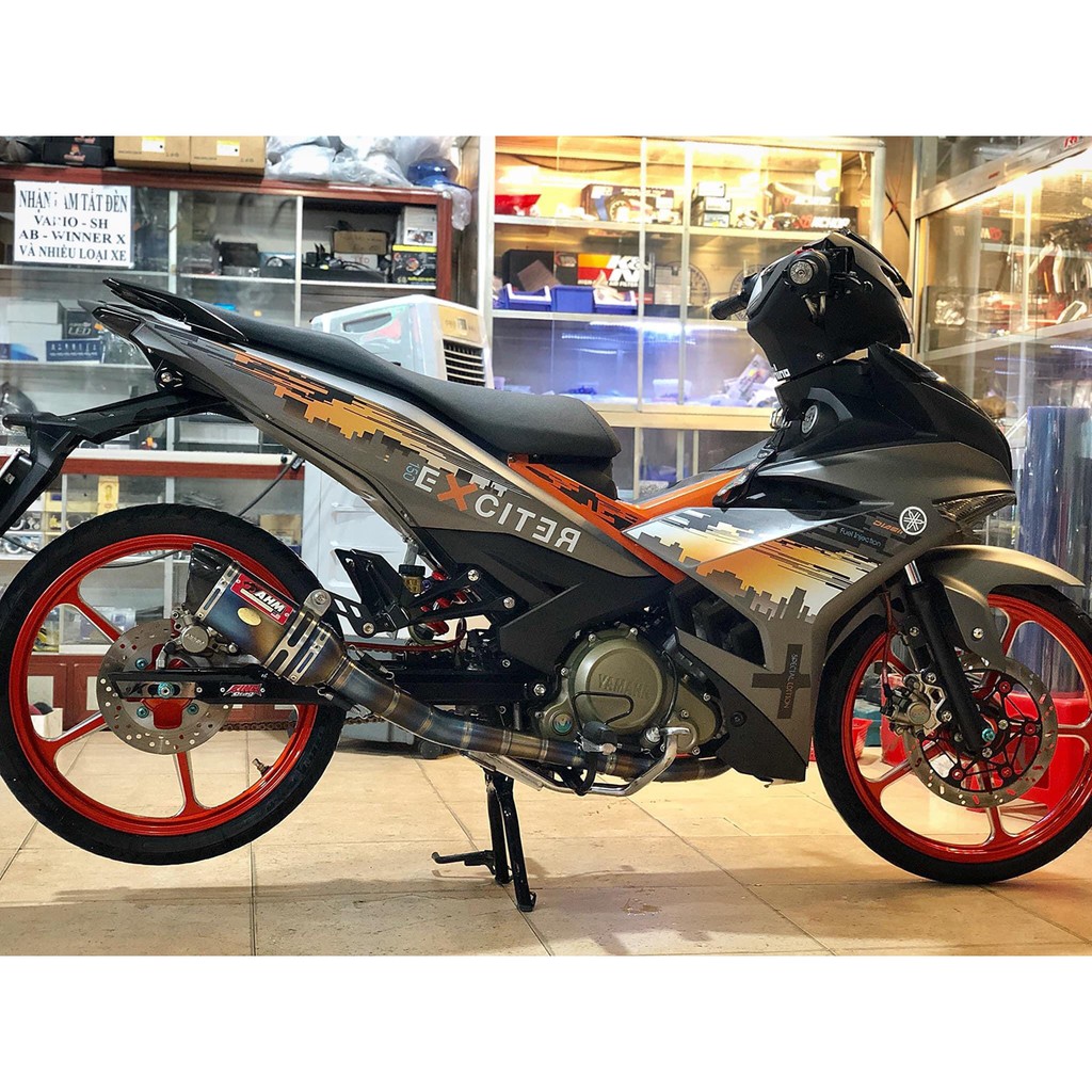 Tem Rời Exciter 150 City xám cam (C)