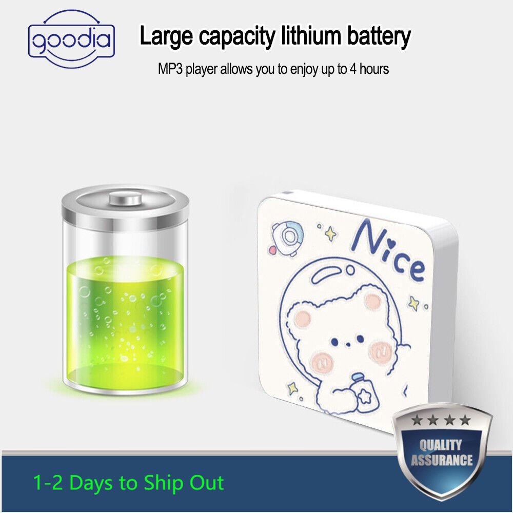 Máy Nghe NhạC MP3 Mini HoạT HìNh + CáP USB + Tai Nghe