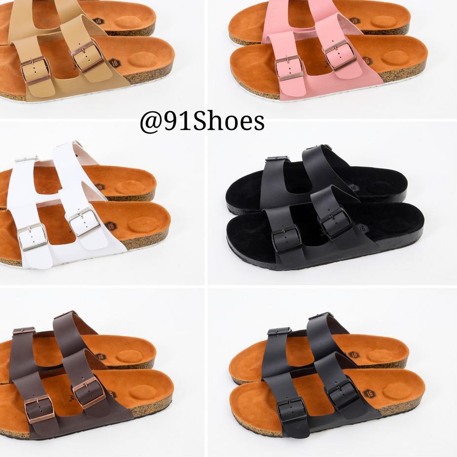 Giày Sandal Da Quai Ngang Size Lớn 5.5-2 Cho Nam Nữ