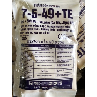 [ TO CỦ, CHẮC HẠT] Phân bón lá giúp siêu to hạt, to trái -KaliCaBo 7-5-49 gói 100g phun 40 lít nước
