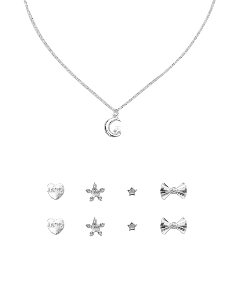 Bộ Khuyên Tai Kiểu Dáng Đơn Giản Phong Cách Hàn Quốc