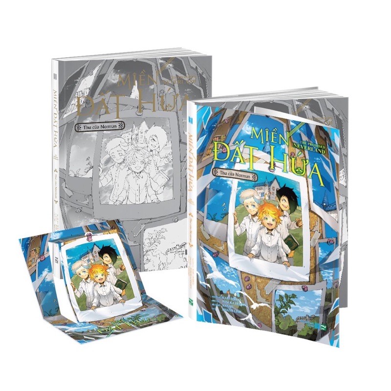 Sách: MIỀN ĐẤT HỨA -THE PROMISED NEVERLAND- THƯ CỦA NORMAN (Tặng kèm pop -up card)