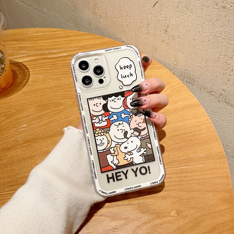 Casing Realme Narzo 50 50i 50A Prime 20 30A GT Master NEO 2 9i 8i C35 C25Y C21Y C25s C25 C20 C20A C17 C15 C12 C11 9 8 7 7i 6 5 X50 Pro 5i 5s XT Cartoon Cute Snoopy Trend Straight Edge Shockproof For Couple Soft Phone Case Cover