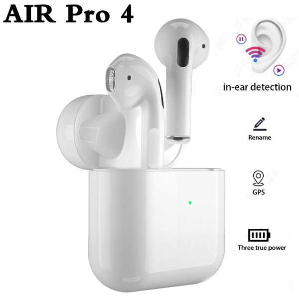 Tai Nghe Airpod Pro 4 Phiên Bản Nâng Cấp, Màng Đen Chất Lượng, Âm Thanh Cực Đỉnh, Dung Lượng Pin Khủng