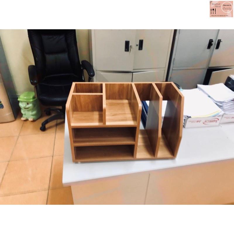 Giá Sách Để Bàn Đa Năng Nhiều Ngăn Lắp Ghép - KỆ SÁCH FREESHIP