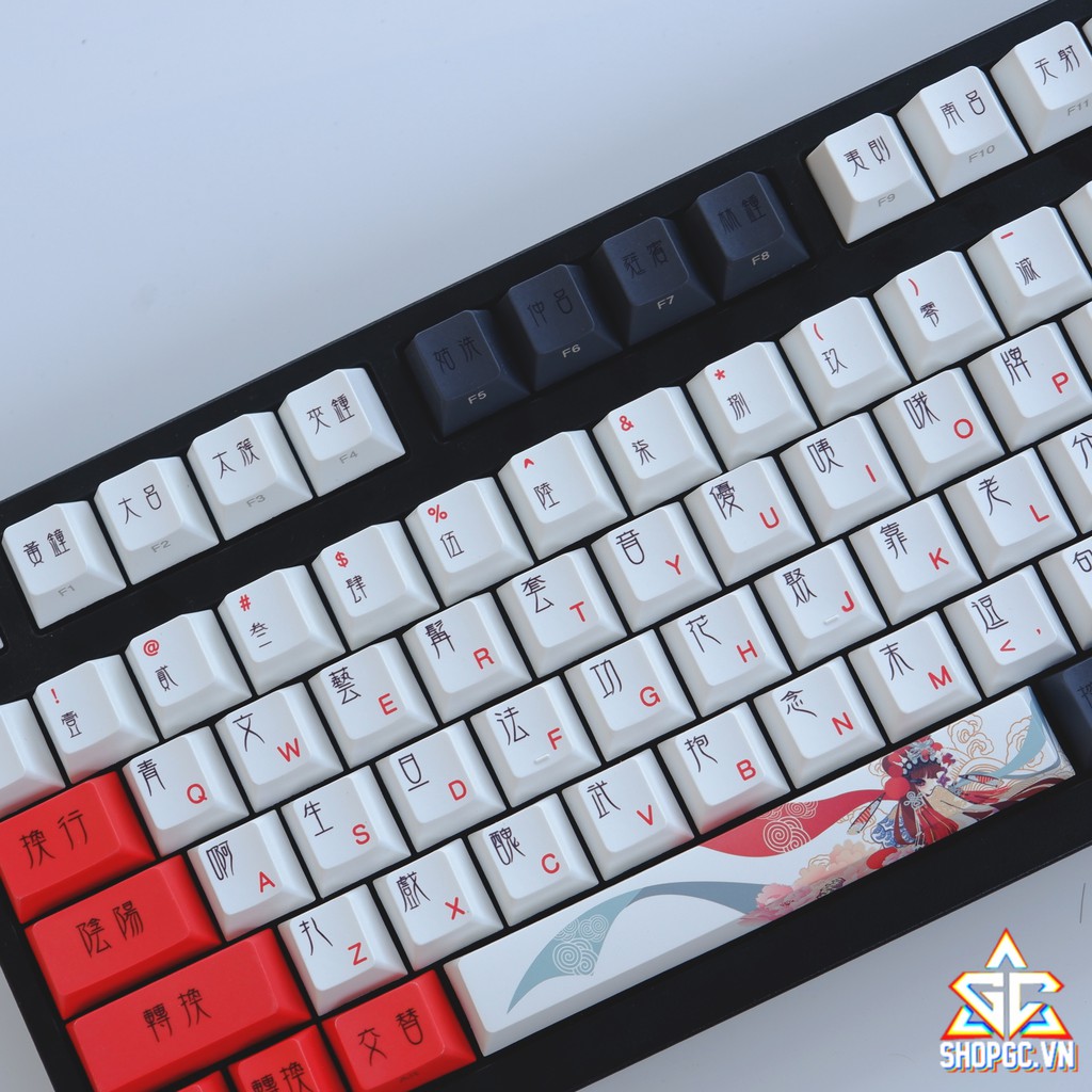 Keycap Varmilo Beijing Clone [PBT-CHERRY-134 nút]