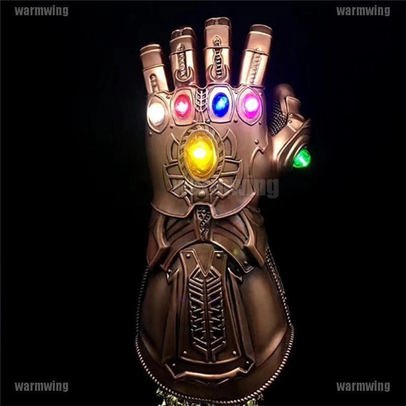 Mô Hình Găng Tay Vô Cực Gắn 6 Viên Đá Của Nhân Vật Thanos Trong Avengers Infinity War (Chất Liệu Cao Su Latex)