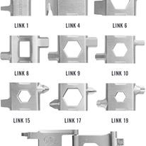 Vòng đeo tay đa năng Leatherman Tread LT Silver (29 tools) [Bảo hành chính hãng 25 năm]