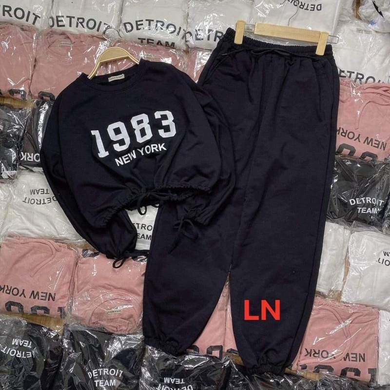 Bộ áo rút bụng 1983 +quần bom LN1