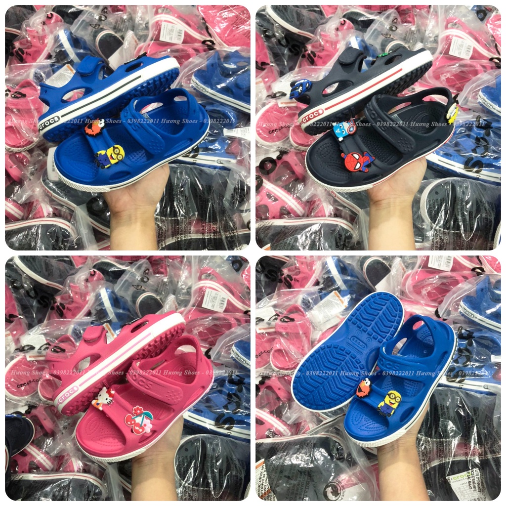 Tặng kèm jibit, Sandal Band Kid êm nhẹ, bền đẹp, đế ma sát chống trơn trượt cho bé trai, bé gái