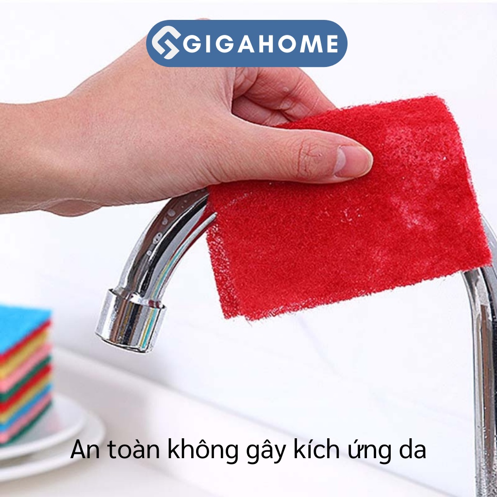 Combo 10 Miếng Cước Rửa Chén, Chà Xoong Nồi GIGAHOME 9832