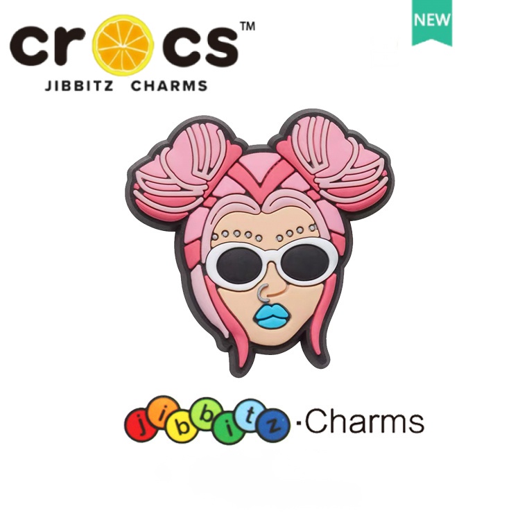 Phụ Kiện Khóa Cài Trang Trí Giày crocs jibbitz Series Hình Hoa Dễ Thương Cho Nữ