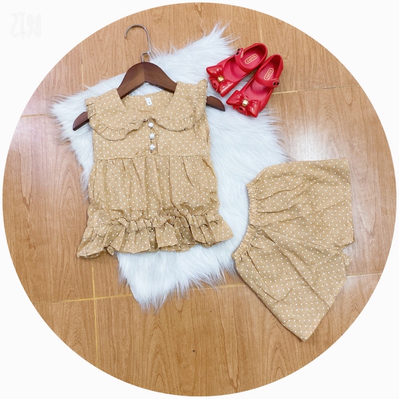 Bộ Mặc Ở Nhà Cho Bé Gái