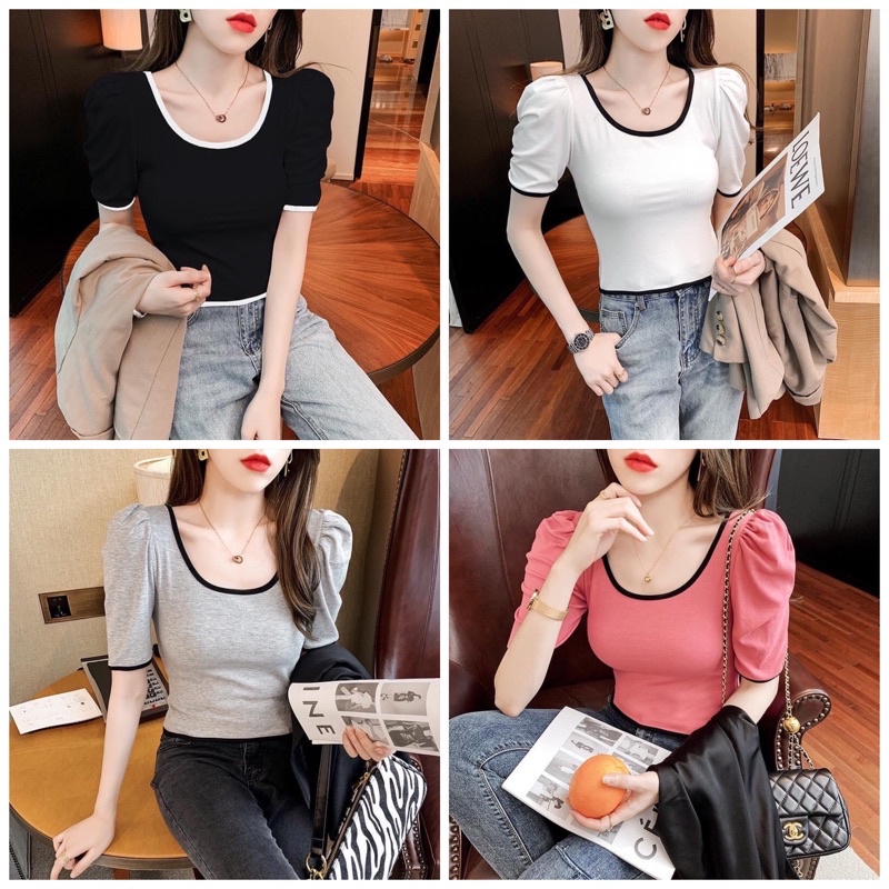 ÁO THUN KIỂU TAY BÈO