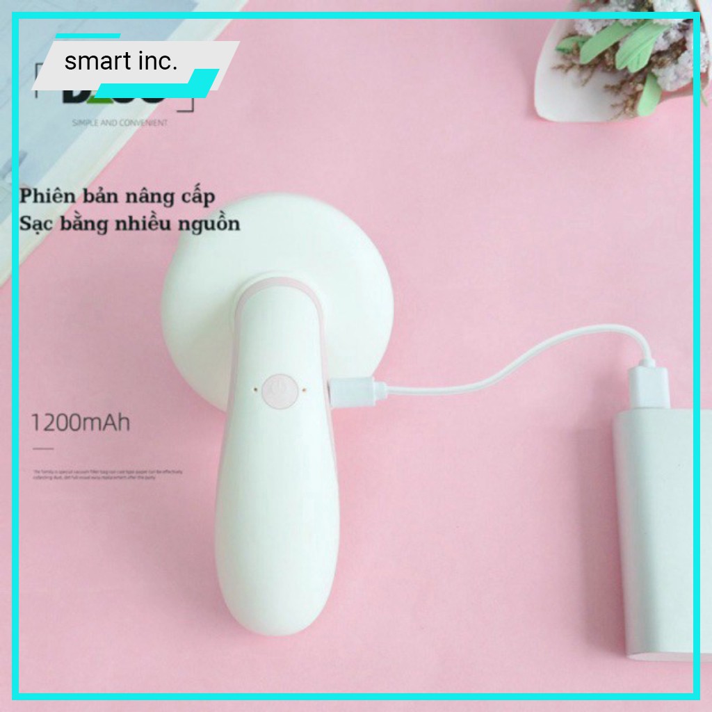 Máy Hút Bụi Mini Cầm Tay Tiện Dụng Vệ Sinh Văn Phòng Gia Đình Sạc Pin USB