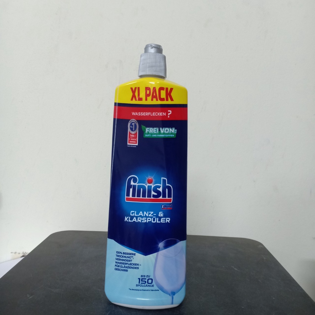 Bộ 3SP Viên Finish 90V+Muối Finish 1.2kg+750ml Nước làm bóng dùng cho máy rửa bát chén
