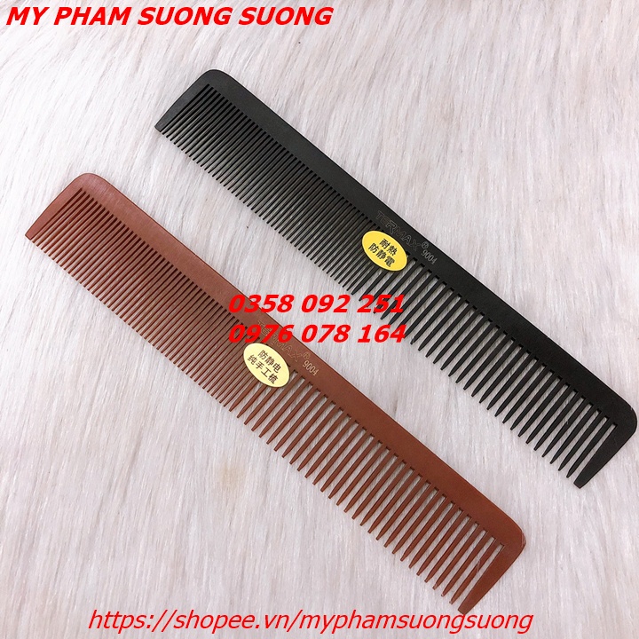 Lược Cắt Tóc Nam Bản To, Lược Cắt Tông Đơ Terrmax 9004 Barber Comb