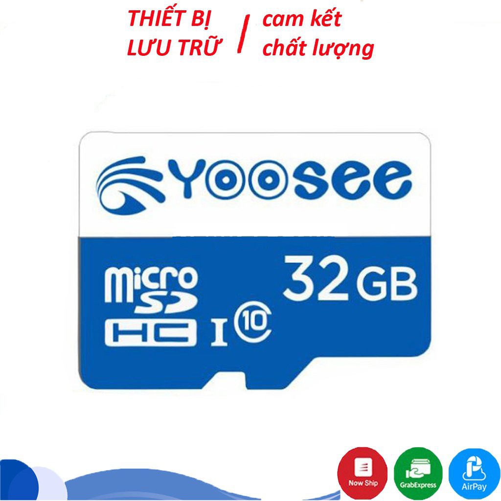 Thẻ nhớ Yoosee 64GB tốc độ cao up to 100MB/s hỗ trợ quay video full HD, video 2K, video 4K | BH 12 Tháng | BigBuy360 - bigbuy360.vn