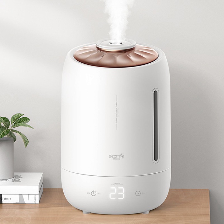Máy Phun Sương Tạo Ẩm Không Khí DEERMA F600 - Bình Phun Sương 5L, Cảm Ứng hẹn giờ, Công Suất 25W - Bảo Hành 12 Tháng