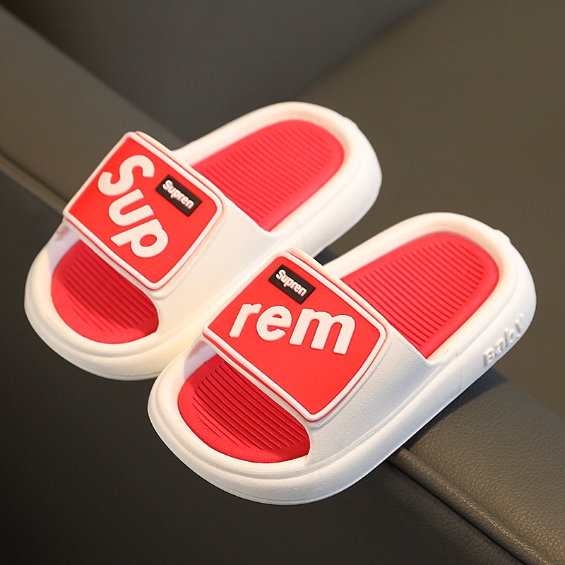 Dép Quai Ngang Đế Dày Thoáng Khí Thời Trang Cho Bé Trai Gái