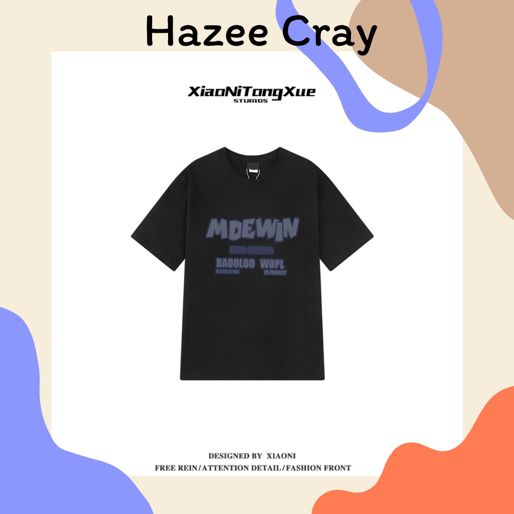 Áo thun phông nam nữ kiểu Hàn unisex Hazee Cray tay lỡ mát mẻ kèm feedback