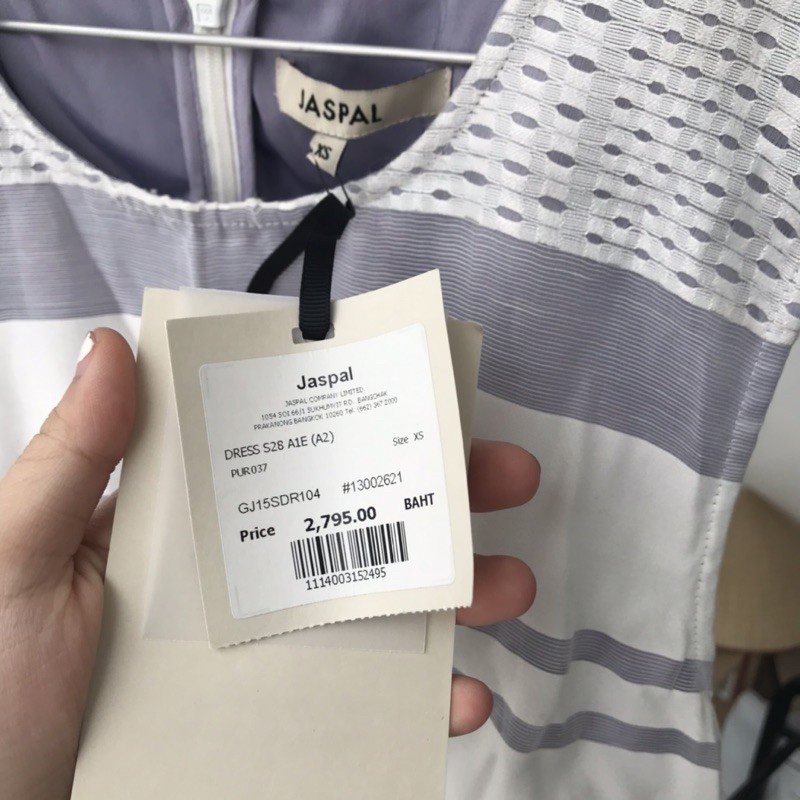 Váy tím pastel jaspal size xs