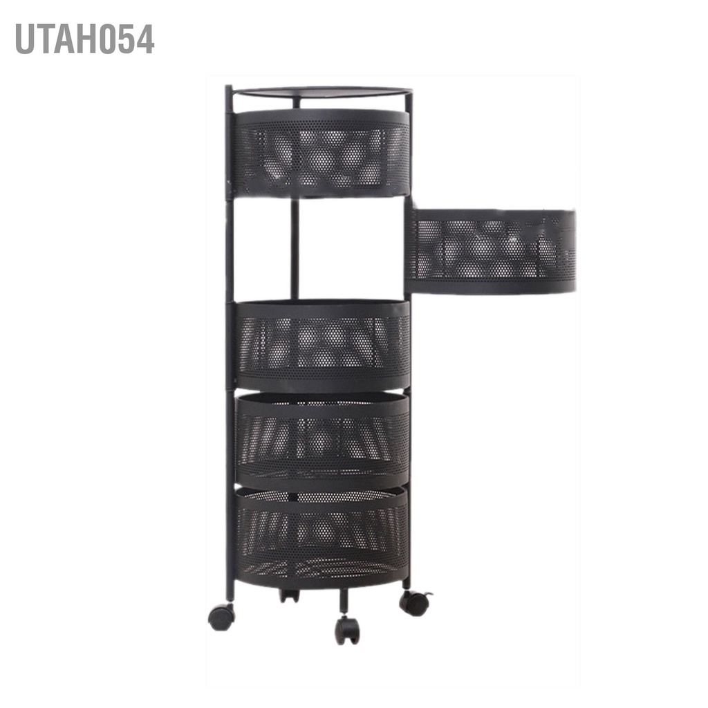 Utah054 Kệ lưu trữ xoay Giá đỡ sức chứa lớn Nhiều tầng hình tròn có thể tháo rời cho nhà bếp
