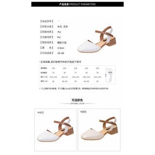 Giày Sandal Bít Mũi Thời Trang 2020 Cho Nữ