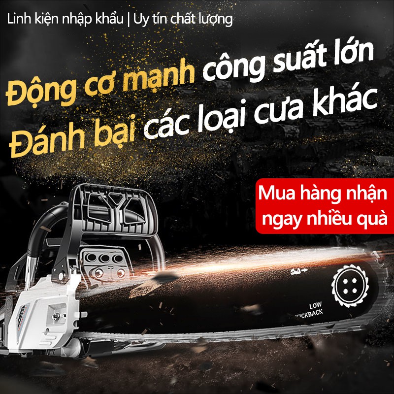 máy cưa xích chạy xăng cỡ nhỏ vừa máy cưa cắt cây tỉa cành đa năng AG15