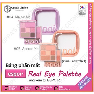 Bảng phấn mắt (màu mới 2021) ESPOIR REAL EYE PALETTE (tặng kèm túi ESPOIR)
