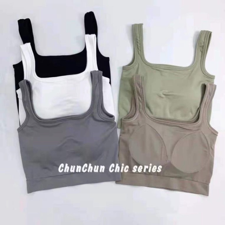 Áo Bra Thun Mềm Dáng Lửng Sẵn Đệm Ngực Siêu Hot 1809 ❤️ ❤️ hàng đẹp chất mềm , trendy