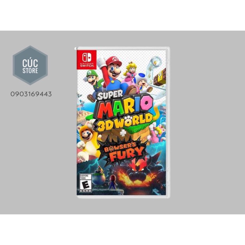 Đĩa chơi game SWITCH: Mario 3D World + Bowser’s Fury