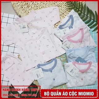 [MIO HÈ] Bộ Quần Áo Cộc Miomio Cài Giữa Cho Bé Trai Cotton Thoáng Mát - Mio Việt Nam