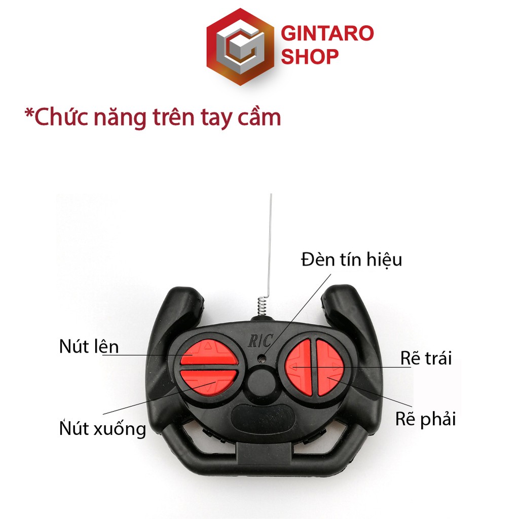 Xe điều khiển từ xa hình dáng xe đua với tốc độ cực nhanh, xe cực bền dành cho bé GINTARO SHOP