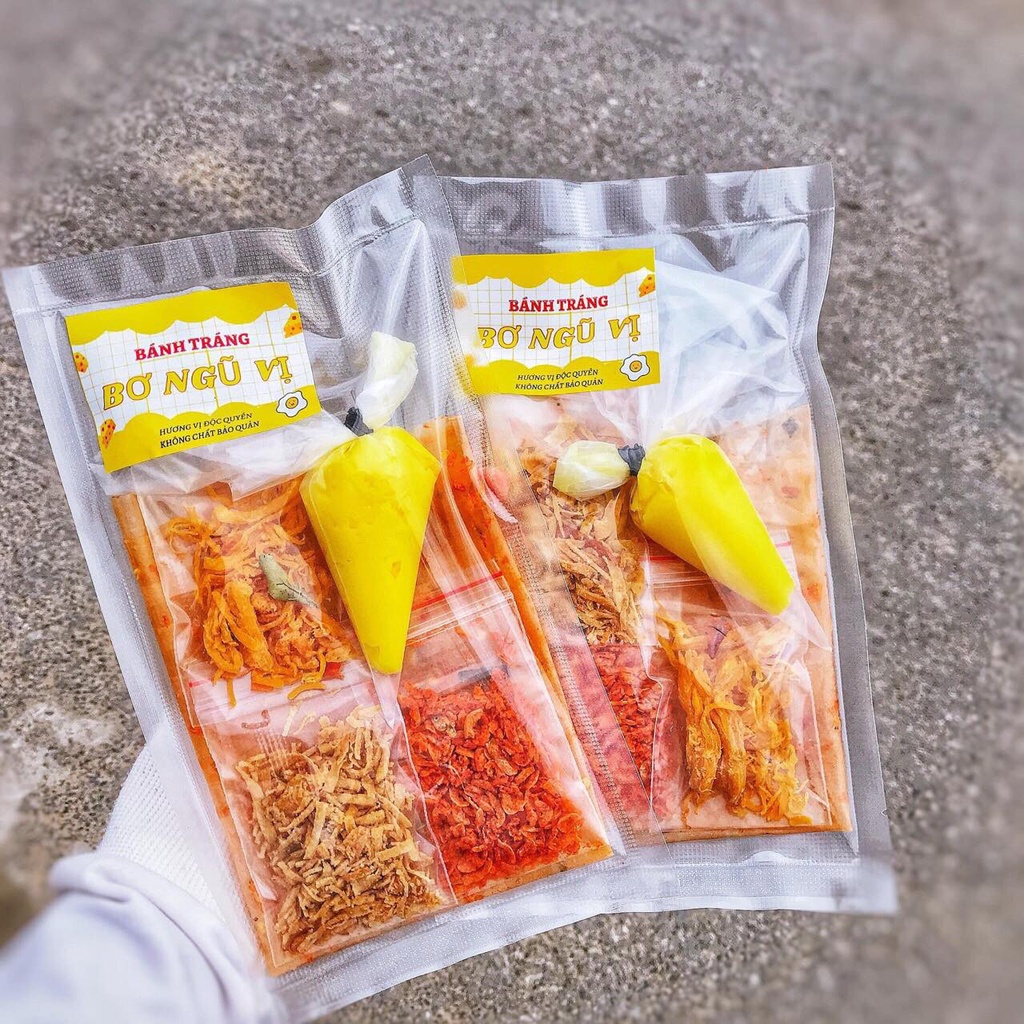 Bịch Bánh tráng bơ ngũ vị