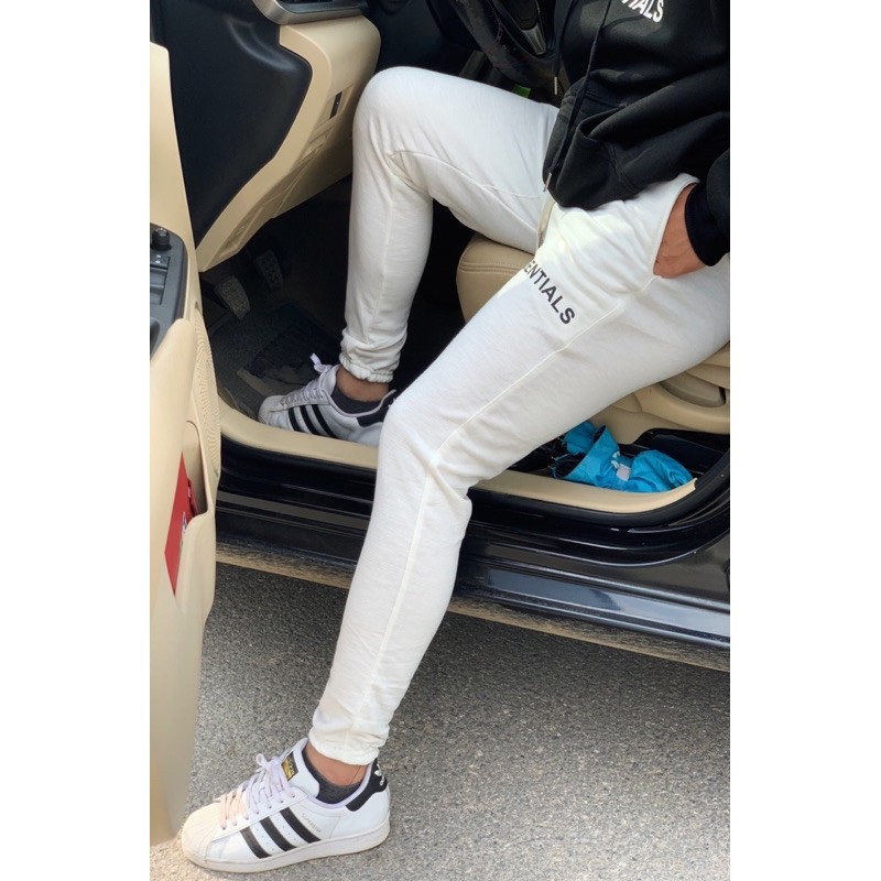 Quần nỉ jogger Essentials nam nữ Unisex siêu cấp big size có clip, ảnh thật cuối | BigBuy360 - bigbuy360.vn