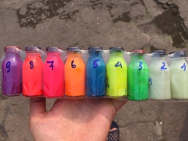 Sơn dạ quang 10- 15 ml phát sáng trong đêm