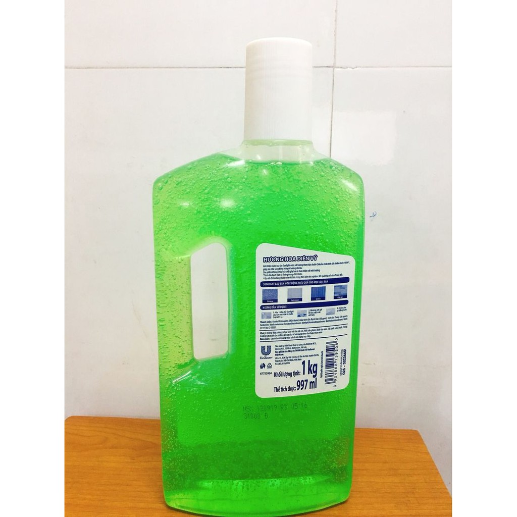 Nước Lau Sàn Sunligt Hương Hoa Diên Vỹ Chai 1kg