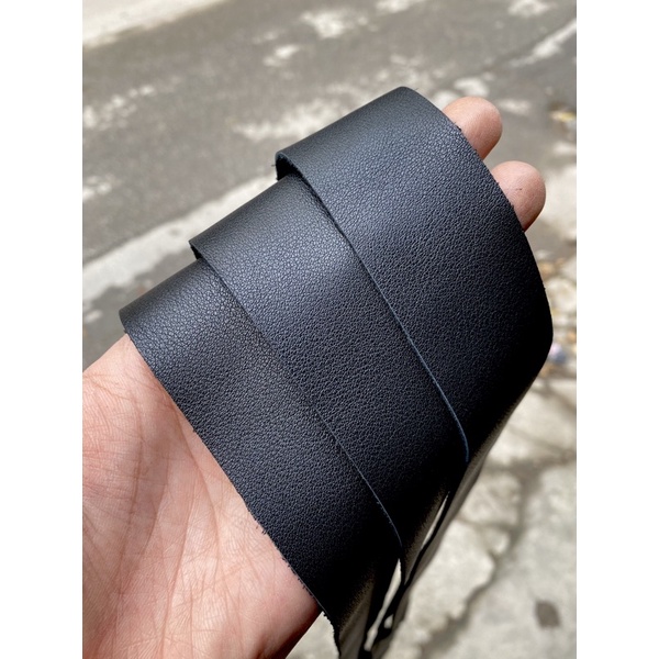 Phôi dây lưng da Swift - Đen