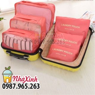 Bộ túi du lịch 6 chi tiết / Set túi đựng đồ đi dã ngoại, du lịch