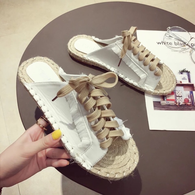 Dép không biết đặt tên là gì :)), dép cói, dép buộc giây | BigBuy360 - bigbuy360.vn